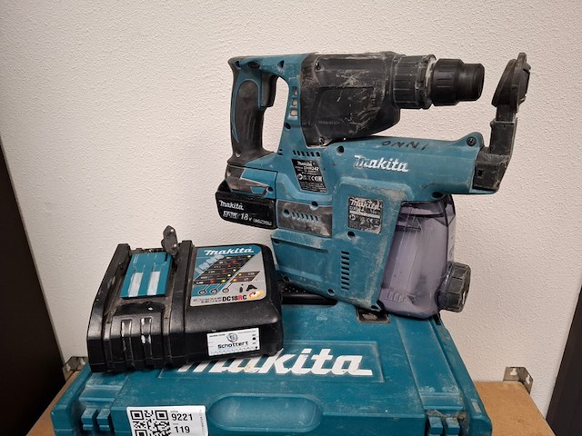 Accu klopboormachine met stofafzuiging makita, dhr242 | dx06, bouwjaar 2025 - afbeelding 4 van  6