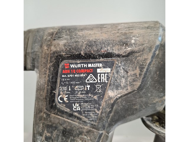 Accu klopboormachine, würth, abh 18 compact, 2022 - afbeelding 5 van  7