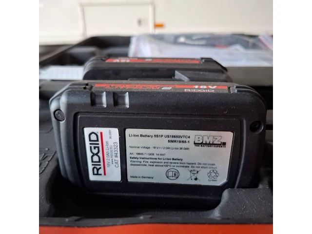 Accu krimpgereedschap ridgid, re60 - afbeelding 2 van  10