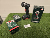 Accu lamp en adapter metabo, diverse, groen