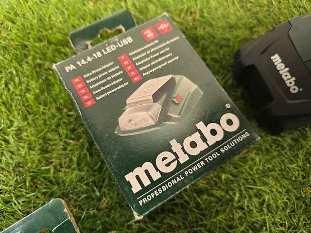 Accu lamp en adapter metabo, diverse, groen - afbeelding 3 van  5