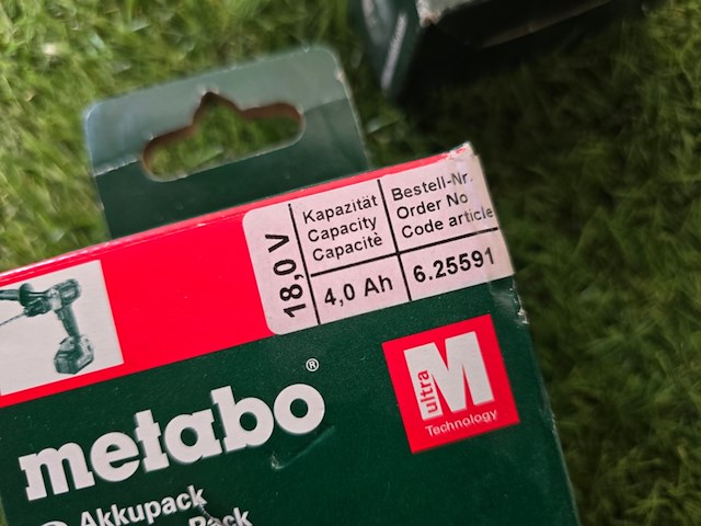 Accu lamp en adapter metabo, diverse, groen - afbeelding 4 van  5