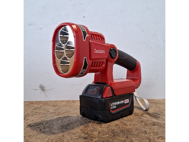 Accu led light | 21v, sanderz, blauw, 2025 - afbeelding 1 van  9