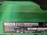 Accu lintzaag, hitachi, cb 18dbl, 2015 - afbeelding 4 van  6