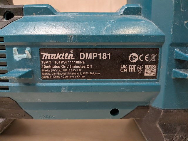 Accu luchtcompressor, makita, dmp181, 2024 - afbeelding 4 van  7