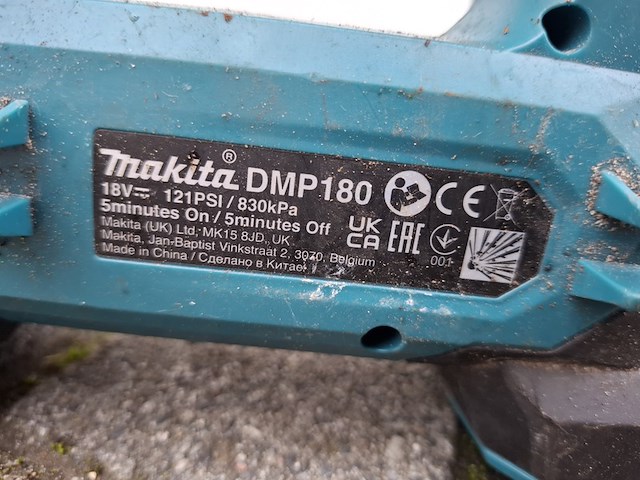 Accu luchtpomp makita, dmp180, bouwjaar 2021 - afbeelding 3 van  6