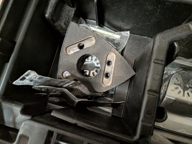 Accu multitool, dewalt, dcs356 - afbeelding 10 van  10