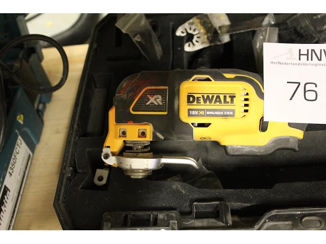 Accu multitool dewalt xr18v brushless met accu zonder lader - afbeelding 2 van  2