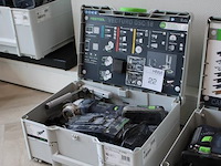 Accu multitool festool osc 18 vecturo met diverse accessoires, accu en lader - afbeelding 3 van  4