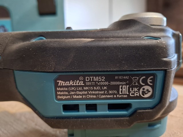 Accu multitool makita, dtm52, bouwjaar 2022 - afbeelding 4 van  7
