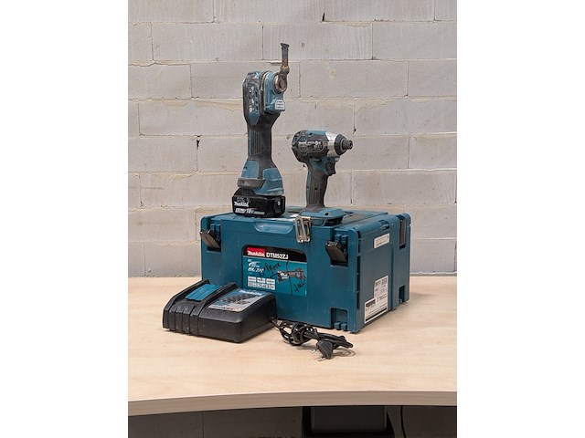 Accu multitool met accu slagschroevendraaier , makita dtm52, makita dtd153 - afbeelding 1 van  14