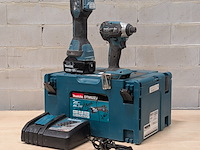 Accu multitool met accu slagschroevendraaier , makita dtm52, makita dtd153 - afbeelding 1 van  14