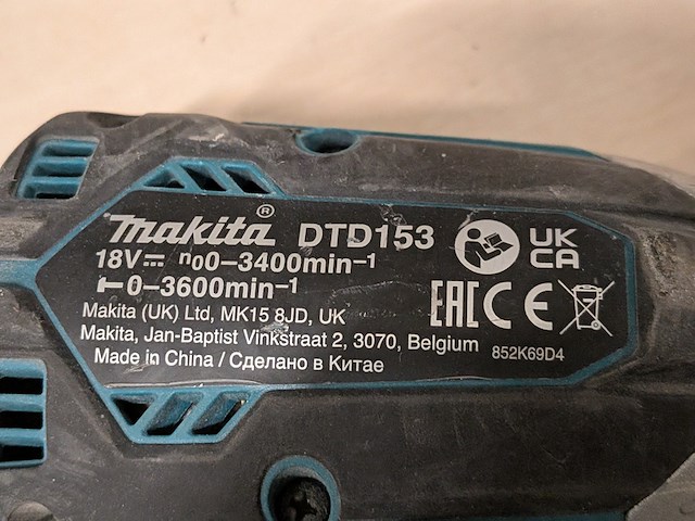 Accu multitool met accu slagschroevendraaier , makita dtm52, makita dtd153 - afbeelding 10 van  14
