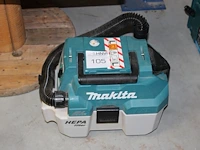 Accu nat/droogzuiger makita dvc750l met accu