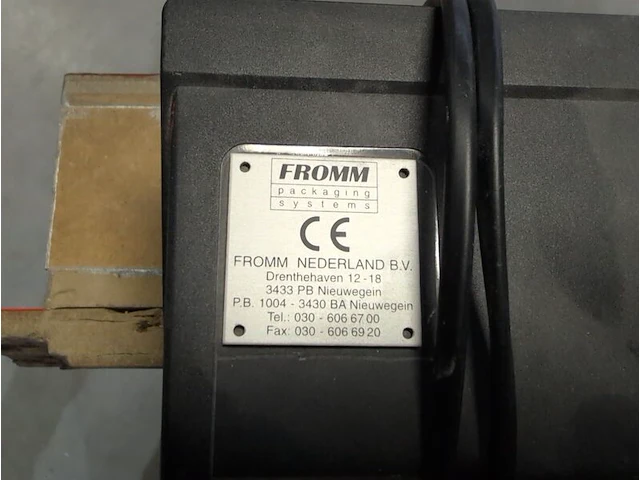 Accu omsnoeringsapparaat met magazijnwagen fromm, p324 - afbeelding 7 van  9