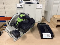 Accu pendelkapzaag in systainer met accu en lader festool, hkc 55 li eb-basic - afbeelding 2 van  9
