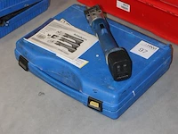 Accu perstang klauke e mini ek354 met twee accu's en lader in koffer met diverse koppen - afbeelding 2 van  2