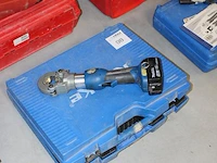 Accu perstang klauke mini plus 60/22-l met makita accu en lader in koffer met diverse koppen - afbeelding 2 van  2