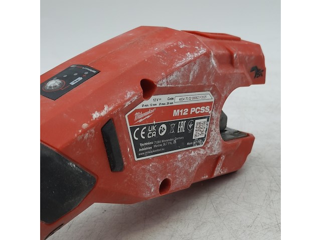 Accu pijp snijder, milwaukee, m12 pcss, 2025 - afbeelding 8 van  8