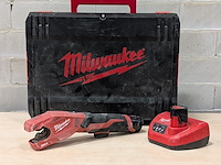 Accu pijpsnijder, milwaukee, m12 pcss, 2025 - afbeelding 1 van  9
