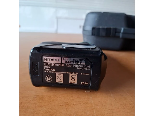 Accu rechte slijper hitachi, gp10dl, bouwjaar 2018 - afbeelding 5 van  7