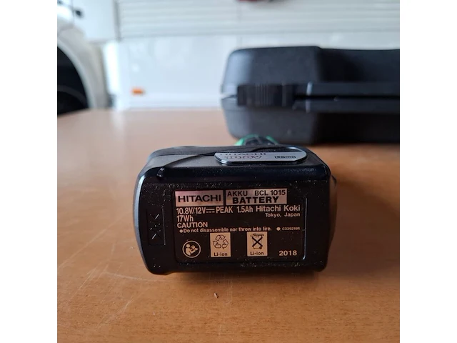Accu rechte slijper hitachi, gp10dl, bouwjaar 2018 - afbeelding 4 van  6