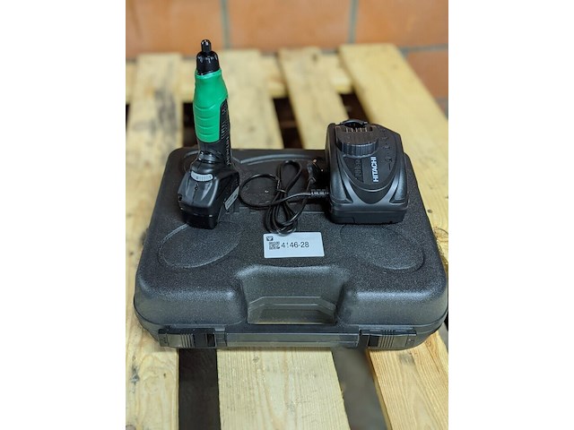 Accu rechte slijpmachine, hitachi, gp10dl - afbeelding 1 van  5