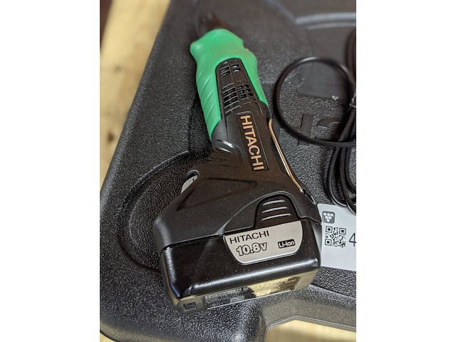 Accu rechte slijpmachine, hitachi, gp10dl - afbeelding 4 van  5