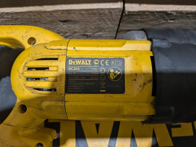 Accu reciprozaag, dewalt, dc305, incl. acculader - afbeelding 5 van  9