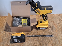 Accu reciprozaag, geel - afbeelding 9 van  10