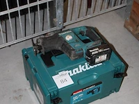 Accu recirpozaag makita djr188 met accu in kunststoffen koffer - afbeelding 2 van  2