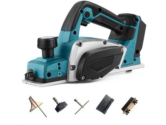 Accu schaafmachine (body), makita, dkp 180z - afbeelding 2 van  3