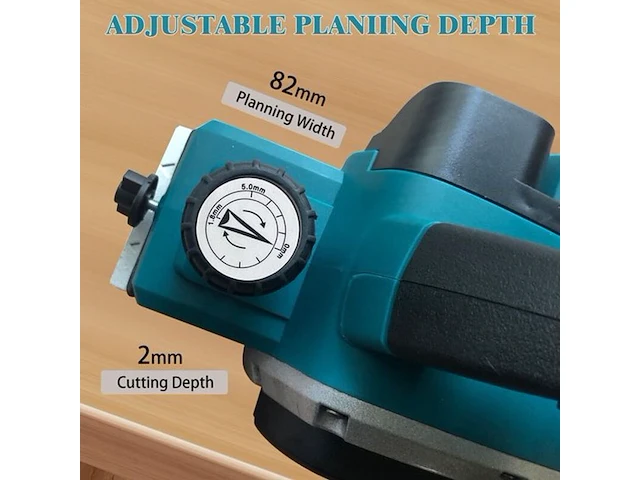 Accu schaafmachine (body), makita, dkp 180z - afbeelding 3 van  3