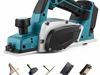 Accu schaafmachine (body), makita, dkp 180z - afbeelding 2 van  3