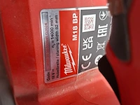 Accu schaafmachine, milwaukee, m18 bp - afbeelding 6 van  6