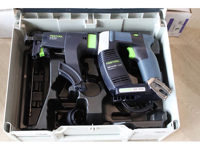 Accu-schroefautomaat festool dwc 18-4500 met magazijn af 55-dwc in systainer. zonder accu en lader - afbeelding 1 van  4