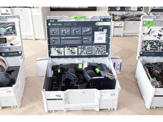 Accu-schroefautomaat festool dwc 18-4500 met magazijn af 55-dwc in systainer. zonder accu en lader - afbeelding 2 van  4