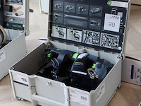 Accu-schroefautomaat festool dwc 18-4500 met magazijn af 55-dwc in systainer. zonder accu en lader - afbeelding 3 van  4