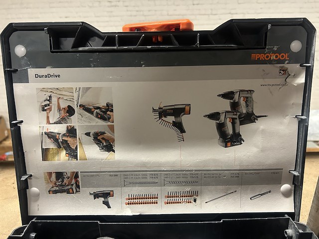 Accu schroefautomaat in koffer met accu en lader protool, dwc 18-2500 dec li set - afbeelding 3 van  7