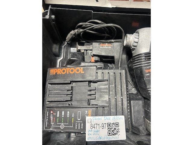 Accu schroefautomaat in koffer met accu en lader protool, dwc 18-2500 dec li set - afbeelding 5 van  7