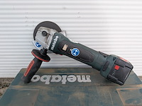 Accu-schroefboormachine & 2x accu-haakse slijper, metabo - afbeelding 4 van  16