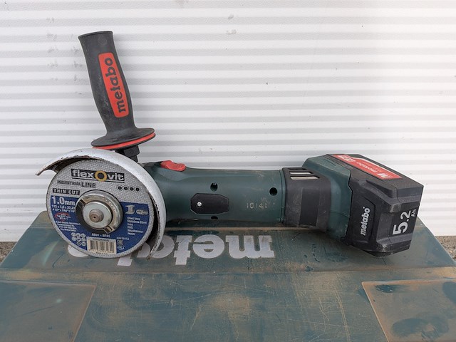 Accu-schroefboormachine & 2x accu-haakse slijper, metabo - afbeelding 5 van  16