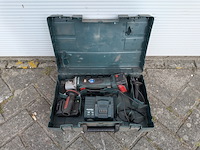 Accu-schroefboormachine & 2x accu-haakse slijper, metabo - afbeelding 7 van  16