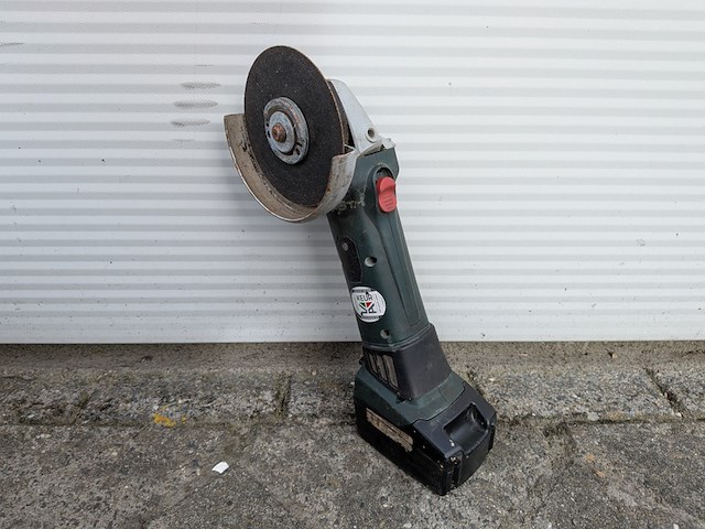 Accu-schroefboormachine & 2x accu-haakse slijper, metabo - afbeelding 14 van  16