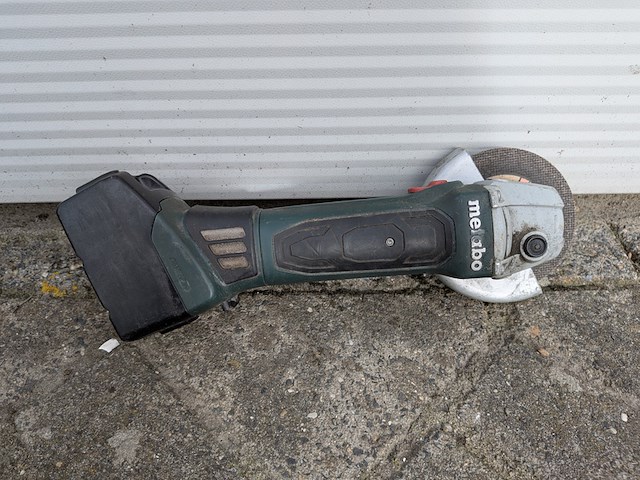 Accu-schroefboormachine & 2x accu-haakse slijper, metabo - afbeelding 15 van  16