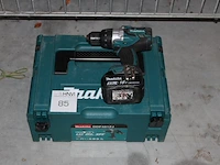 Accu schroefboormachine makita ddf481zj met accu en kunststoffen koffer