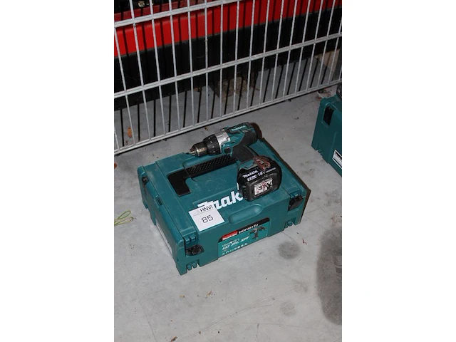 Accu schroefboormachine makita ddf481zj met accu en kunststoffen koffer - afbeelding 2 van  2