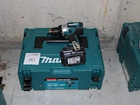 Accu schroefboormachine makita ddf481zj met accu en kunststoffen koffer