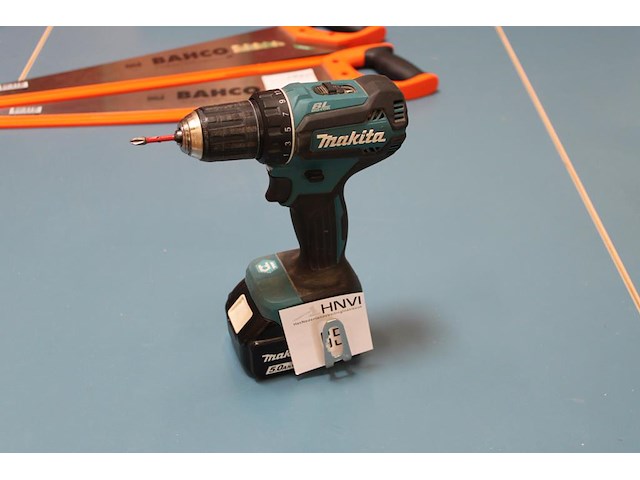 Accu schroefboormachine makita ddf485 met 5ah accu. bouwjaar 2020. - afbeelding 1 van  3