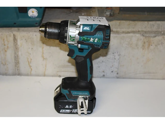 Accu schroefboormachine makita ddf489 met accu - afbeelding 1 van  2